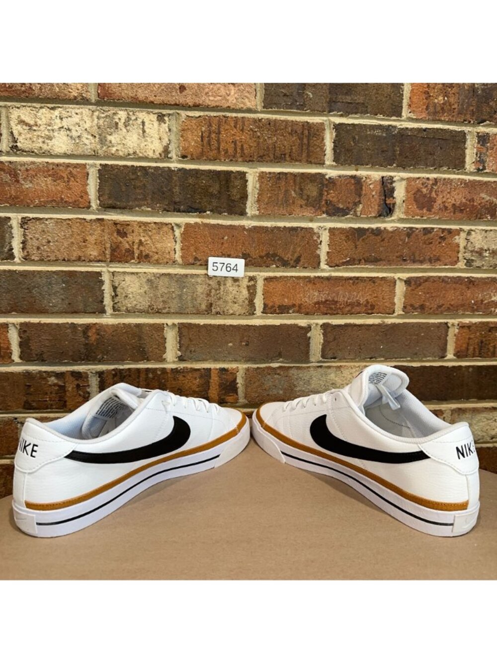Nike Court Legacy Next Nature White Desert Ochre Mens Shoes Size 11.5 DH3162-100 - Picture 13 of 13